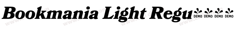 Bookmania Light Regu字体转换